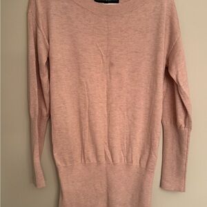 White House Black Market Pink Crew Neck Sweater